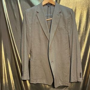 ✨🐈‍⬛ Banana Republic Classic Gray Blazer 🖤 Effortless Tailored Luxe 💫